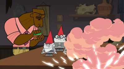 - (Poof) These gnomes come
with a serious warning - Total DramaRama