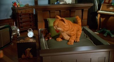 Pooky cover me I'm going in - Garfield