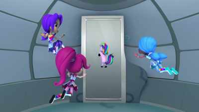 Poor Floof.
Doesn't understand what's happening. - Rainbow Rangers