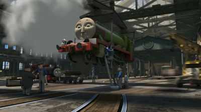 Poor Henry 
was in the Steamworks - Thomas & Friends: Journey Beyond Sodor