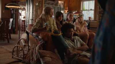 - Poor thing, having to witness
her grown aunts and uncles-- - Moonshine