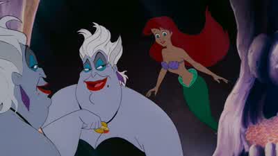 I admit that in the past I've been a nastyThey weren't kidding when they called me well a witchBut you'll find that nowadays I've mended all my waysRepented seen the light and made a switchTrue YesAnd I fortunately know a little magicIt's a talent that I - The Little Mermaid