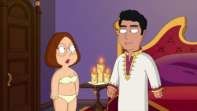 Poorly edited shot where driver
is obviously stuntperson. - Family Guy