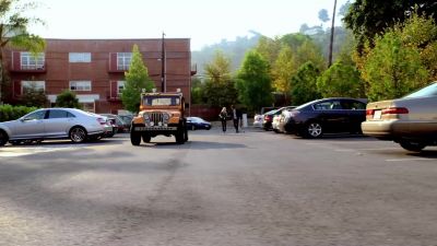 (pop music blaring
from jeep sound system) - NCIS: Los Angeles
