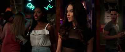[pop music playing] - Step Sisters