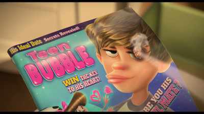 -(POP MUSIC PLAYING)
-(SIZZLES) - The Addams Family