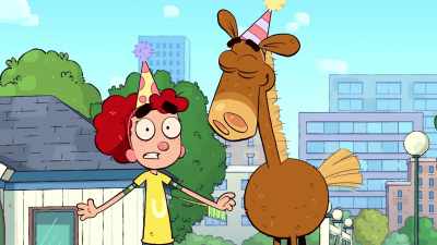 - [pop]
- [water gushing] - It's Pony