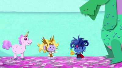 POPPY:
And she willingly gives Lady
Marigold - Trolls: TrollsTopia