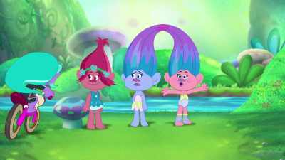[Poppy grunts] - Trolls: The Beat Goes On!
