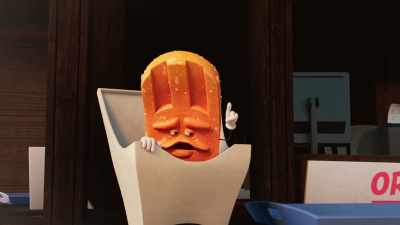 Pops only did what he had to do. - Sausage Party: Foodtopia