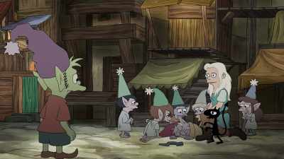 Pops? What are you doing on the ground? - Disenchantment