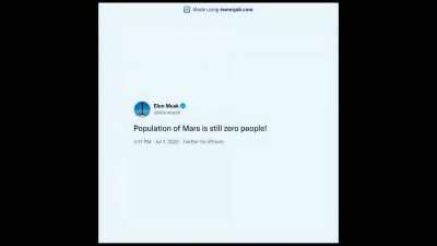 Population of Mars
is still zero people! - The Elon Musk Show