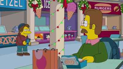 Pork chops, glazed ham, - The Simpsons: O C'mon All Ye Faithful