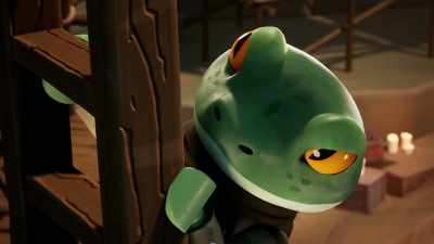 -[Portal Gate zaps]
-[Mr. Frohicky yells] - LEGO Ninjago: Dragons Rising