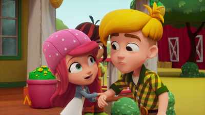 Posso ajudar-te! Os outros podem ajudar
com as bagas e a Mirtilo pode... - Strawberry Shortcake's Summer Vacation