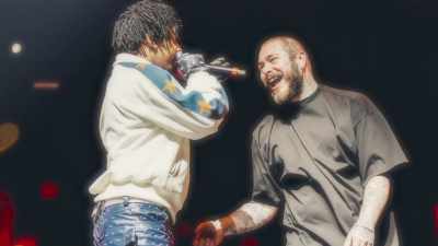Post Malone continued collaborating
with other artists, including - Post Malone: On His Terms