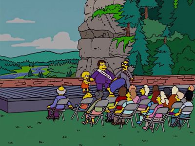 "Postcard image,
thing to see. . ." - The Simpsons