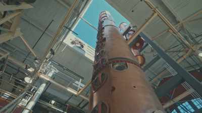 [Potter]
We do a double distillation, - Neat: The Story of Bourbon