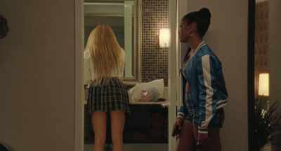 [POUNDING ON DOOR]Okay! Damn! - Zola