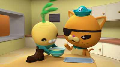 Pour it into the boot
and then mix it all up. - Octonauts and the Great Barrier Reef