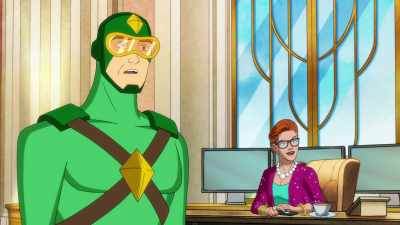 "Power," "How to
get free powers," - Kite Man: Hell Yeah!