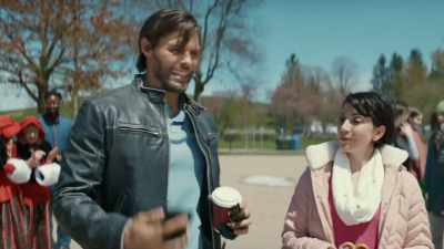 Prayer emoji, prayer emoji." - Reindeer Games Homecoming