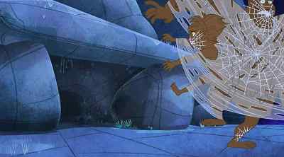 Predator stance.
Make us big. - Dawn of the Croods