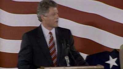 President Bush, at times,
seemed disinterested. - The Clinton Affair