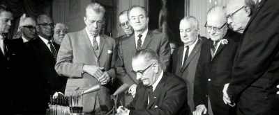 President Johnson was able to get - Uncle Tom