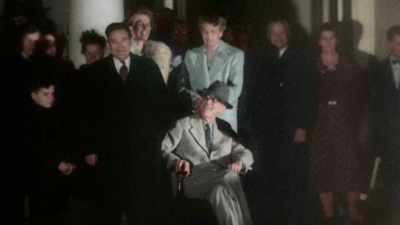PRESIDENT ROOSEVELT, NOW 62,
RESOUNDINGLY WINS A FOURTH TERM. - America in Color