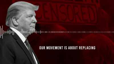 [President Trump] Our
movement is about replacing - Trump 2024: The World After Trump