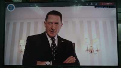 - President Wright. 
- Director, Agent Turner. - The Endgame