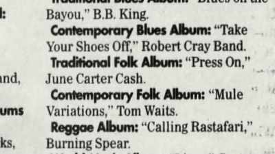 "Press On" won a Grammy. - June
