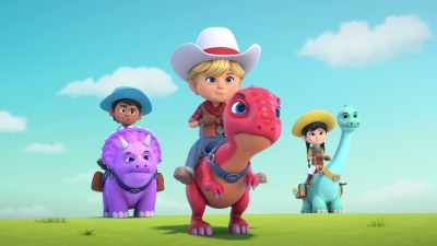 Pretending to be in trouble
just to take an egg? - Dino Ranch