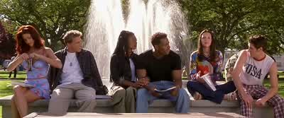 Saying that girl Drew Decker got killed last nightYou know what I think I knew her ReallyShe had a brother named Steve YeahLong hair pretty little mouth perfect assThat was her Nah I was talking about SteveWhatever happened to him - Scary Movie
