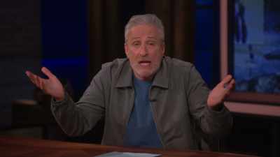 Pretty sure he's hosting a podcast - The Problem With Jon Stewart