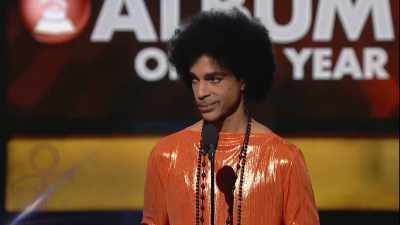 Prince made
his final appearance - Let's Go Crazy: The Grammy Salute to Prince