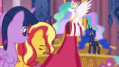 Princess Celestia the last time we saw each other - My Little Pony Equestria Girls: Forgotten Friendship
