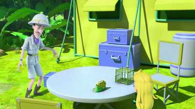 Princess, put the monkey
back in its cage and-- - Rainbow Rangers