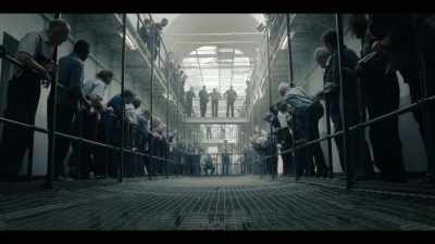 [prisoner #3] Come on, up here.
Paddy whore! - Say Nothing