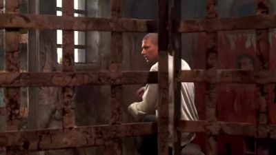 PRISONER: Yo, yo, yo,
check them out over there, dawg. - Prison Break