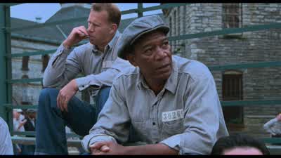 Probably couldn't get a library card if he tried. - The Shawshank Redemption