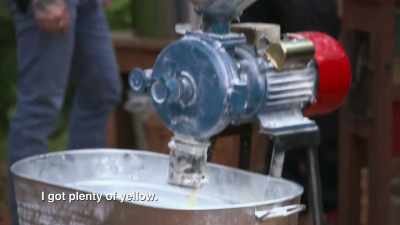   Probably gonna do
  half and half. - Moonshiners: Master Distiller