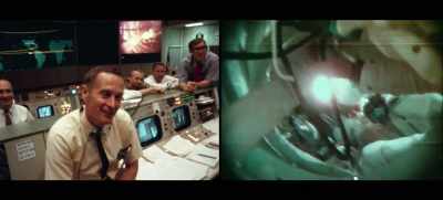 Probably
the most unusual position - Apollo 11