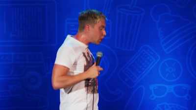 Probably weary from the battle and shit.
Come in. - Russell Howard: Recalibrate