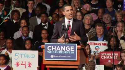...proclaim that our time
for change has come. - Obama: In Pursuit of a More Perfect Union