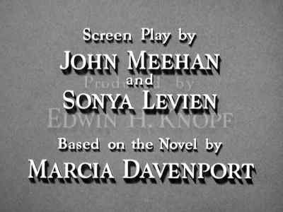 Produced by Edwin H. Knopf - The Valley of Decision