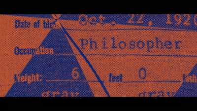Profession: Philosopher. - My Psychedelic Love Story