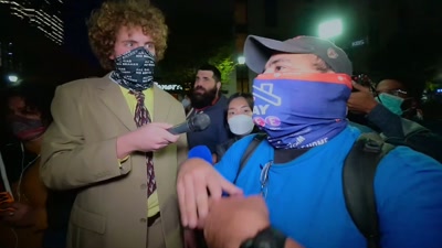 Protester: It's a
personal attack-- - This Place Rules