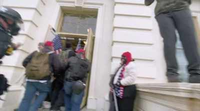 Protester (shouts):
Woo! Woo-hoo! Woo! - Four Hours at the Capitol